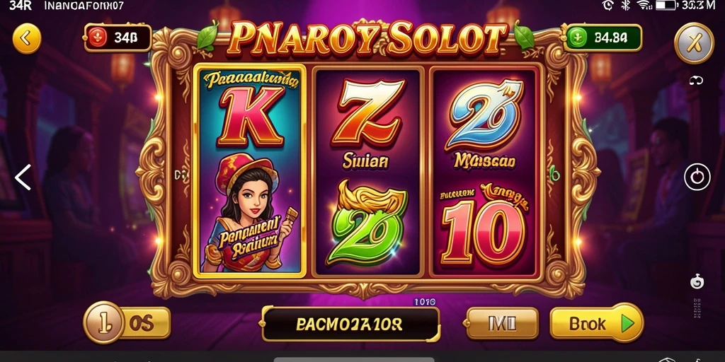 Tampilan penuh aksi gameplay Slot 34R yang mendebarkan.