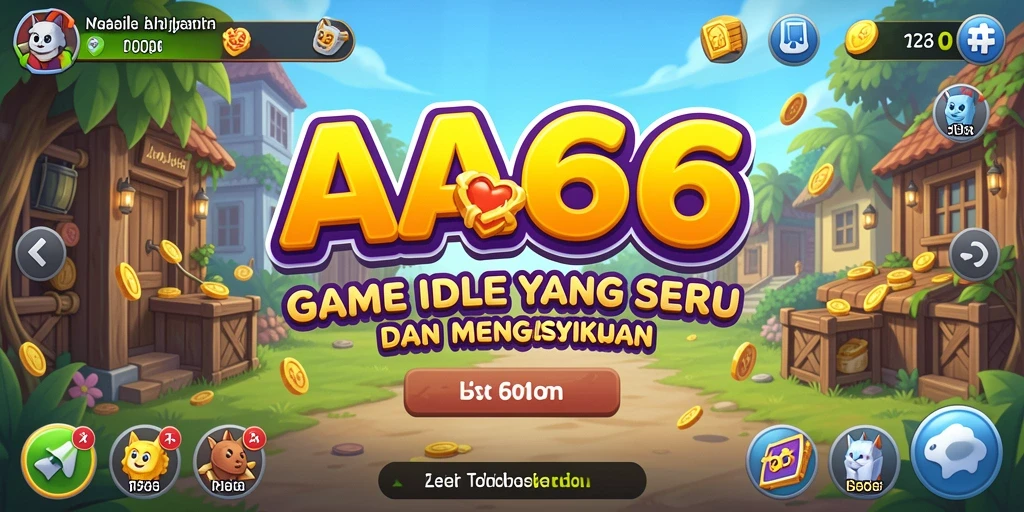 Tampilan menarik dari gameplay AA666 yang menunjukkan karakter dalam aksi Idle.