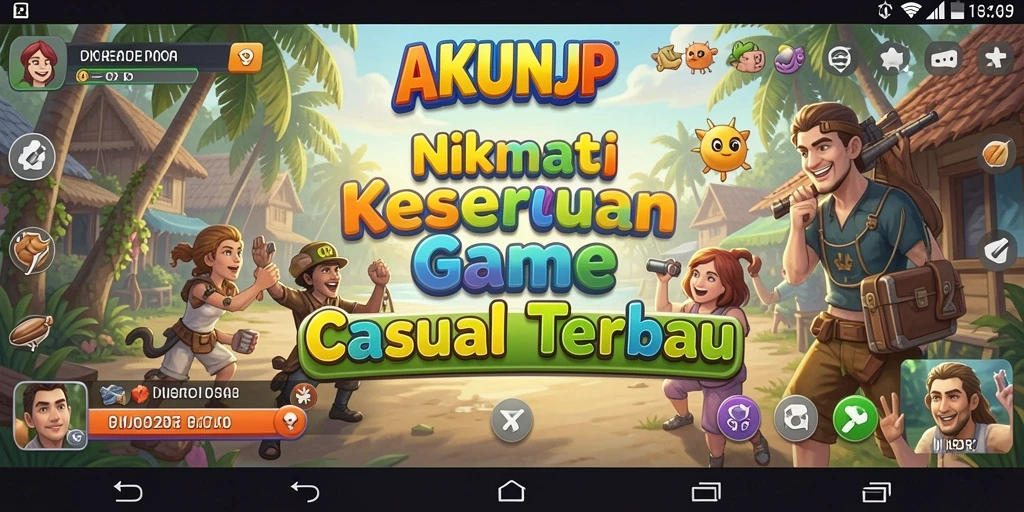 Screenshot gameplay AKUNJP yang menunjukkan keseruan bermain.