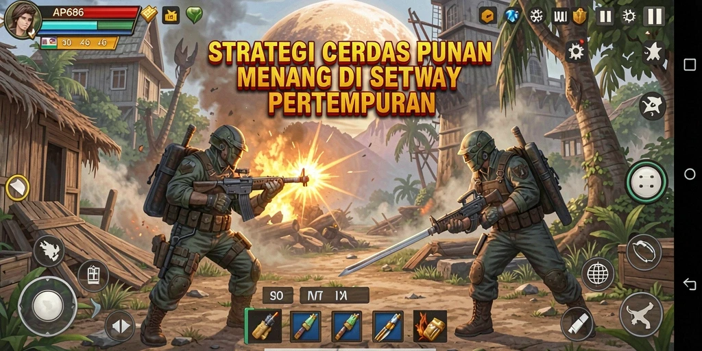 Tampilan gameplay seru dan menantang di AP686.