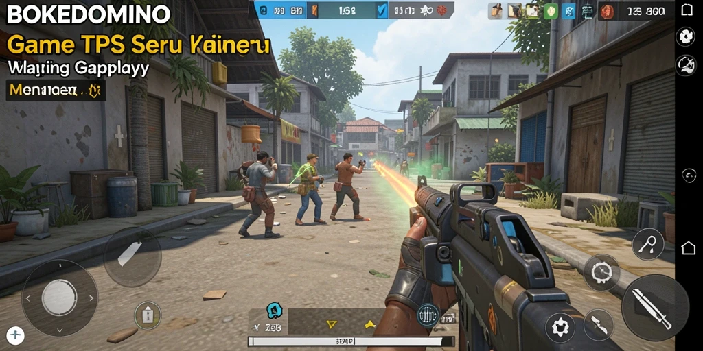 Tampilan menarik dari gameplay BOKEDOMINO yang penuh aksi.