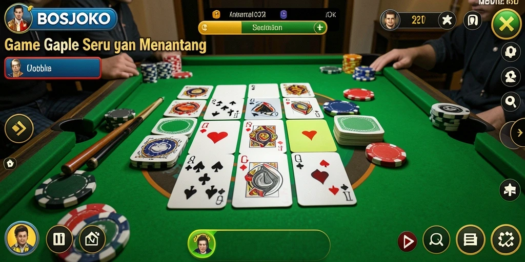 Screenshot tampilan gameplay seru BOSJOKO.