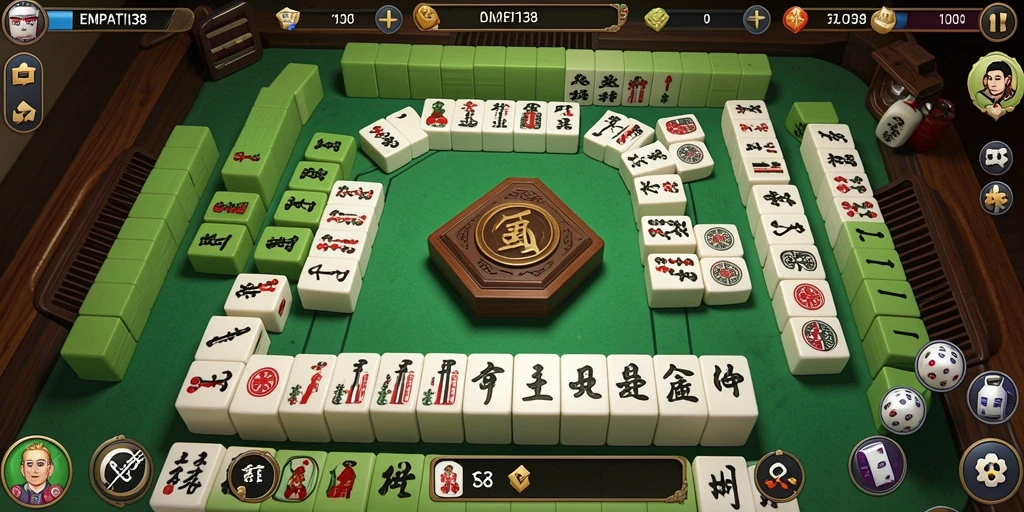 Tampilan gameplay Mahjong yang mengasyikkan dan menantang.