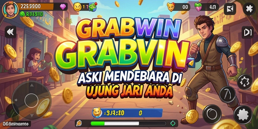 Tampilan intens dari gameplay <strong>GRABWIN</strong> yang penuh aksi dan menegangkan.