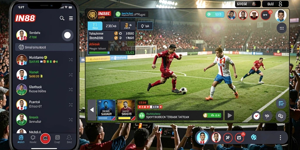 Tampilan gameplay Sportsbook yang menarik dan interaktif.
