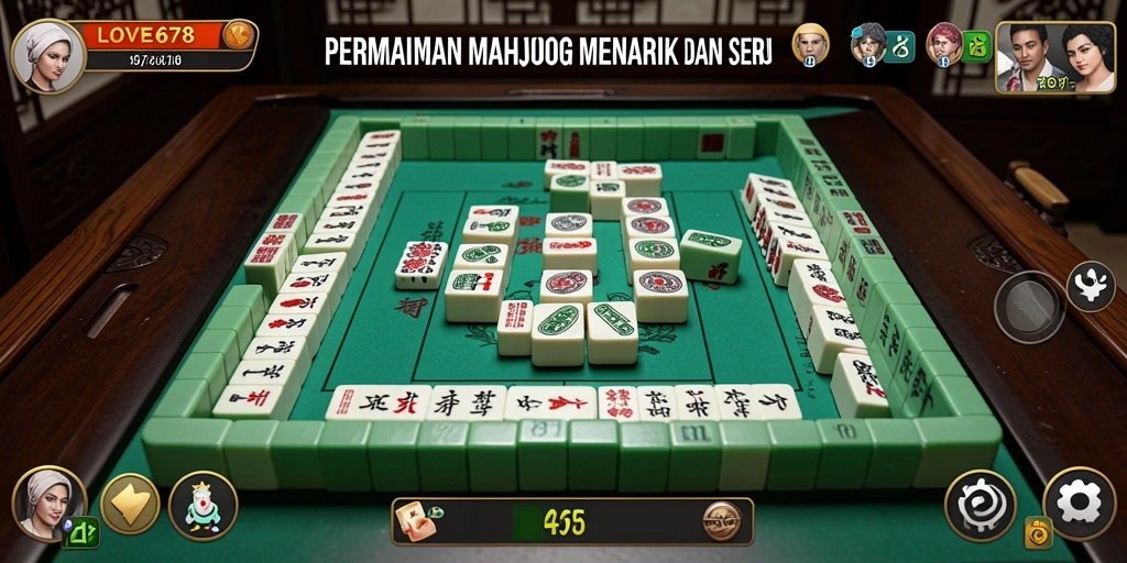 Tampilan screenshot dari gameplay Mahjong LOVE678 yang menantang dan menyenangkan.