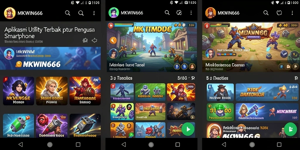 Tampilan antarmuka pengguna MKWIN666 yang menarik dan mudah digunakan.