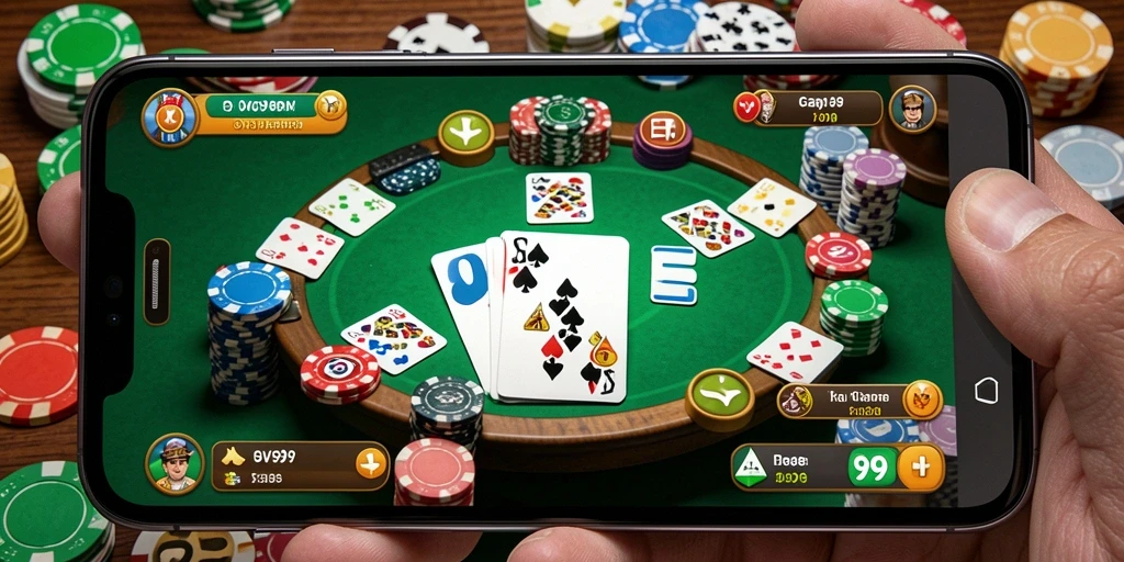 Tampilan gameplay OVO99 yang menarik dan interaktif dalam permainan Gaple.