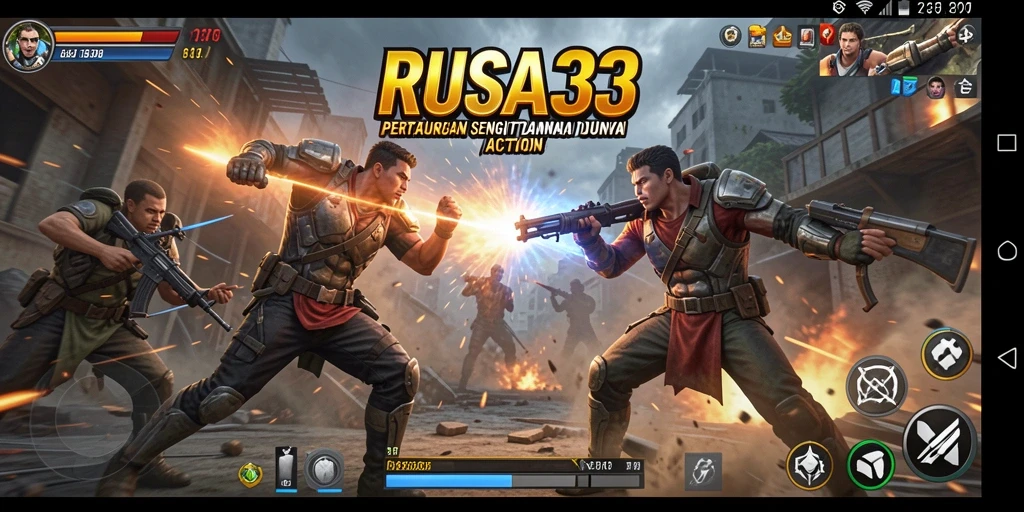 Screenshot RUSA33 menampilkan aksi pertarungan yang mendebarkan.