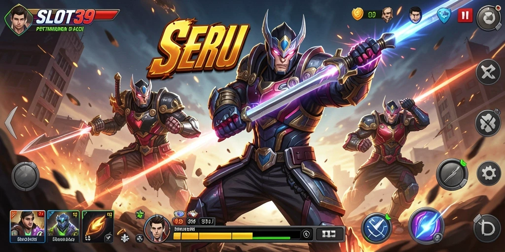 Tampilan gameplay action SLOT39 yang seru dan dinamis.